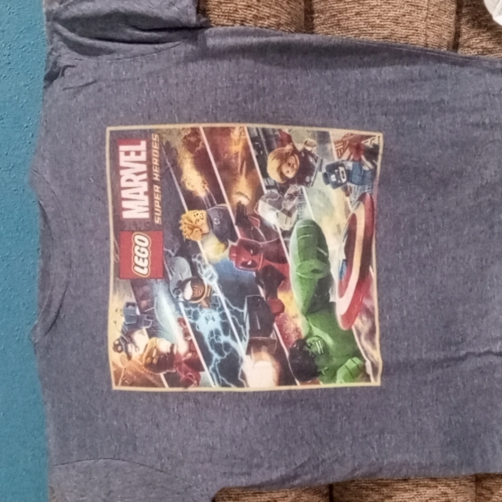 Lego marvel super heroes shirt